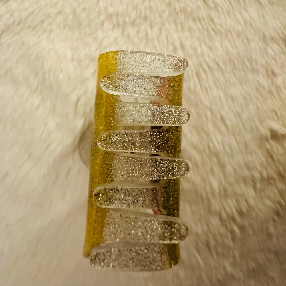 Halloween Hair Clip Glitter 'Boo'
